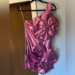 Akira pink metallic dress, only wore once!